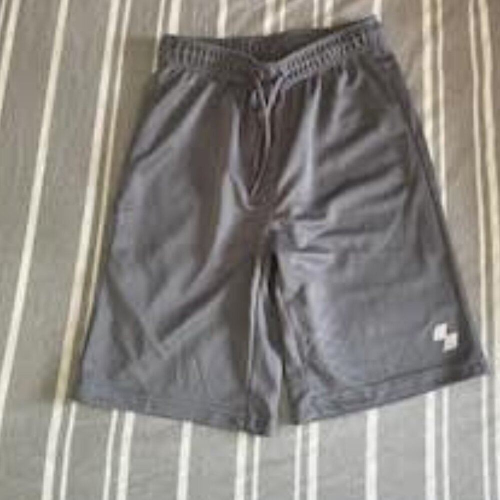 The Children’s Place Boys’ Athletic Basketball Shorts – Dark Gray, Size Medium